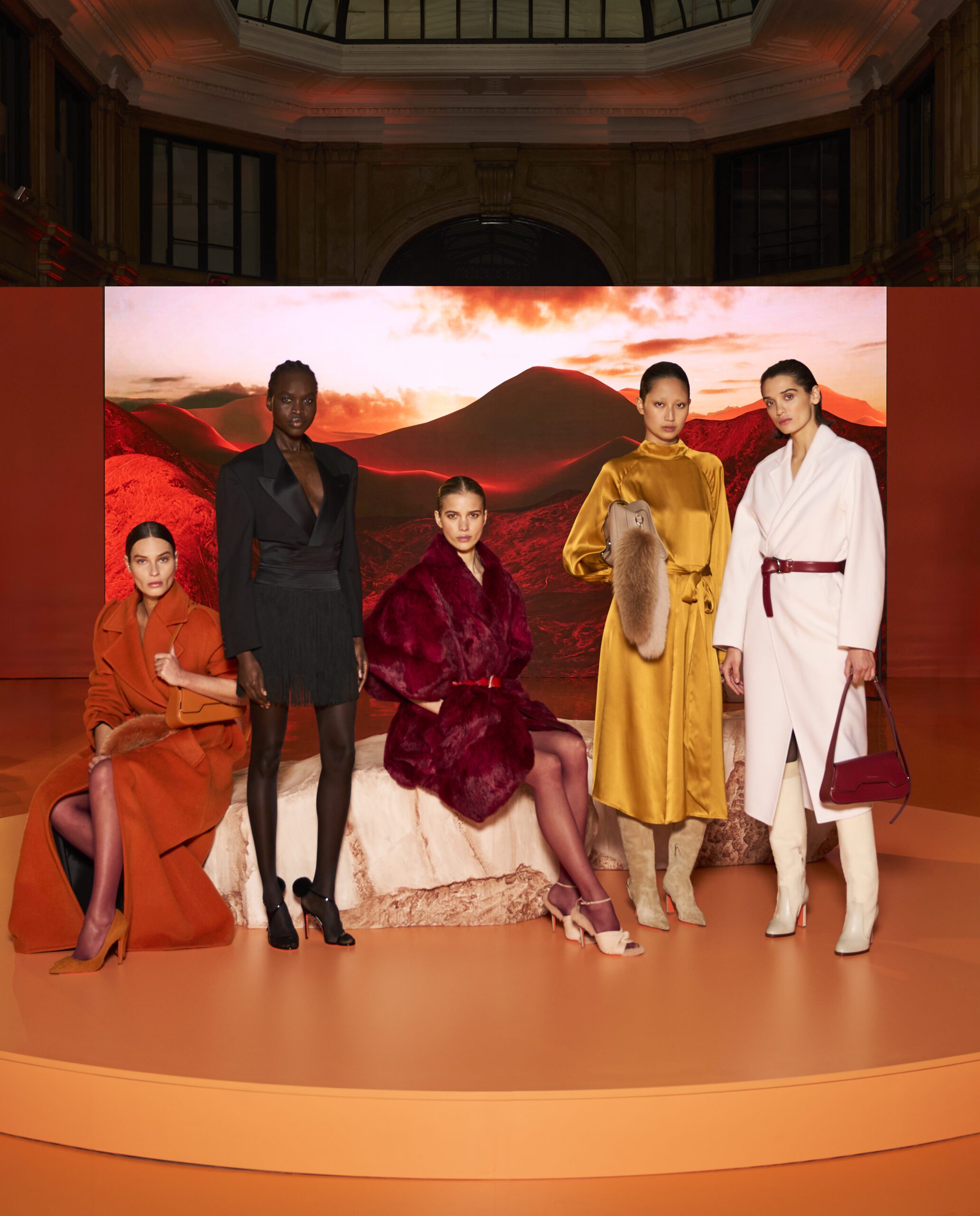 Scopri di più sull'articolo With the Fall-Winter season 24-25, Santoni brings the poetry of the Sibillini Mountains in the heart of Milan